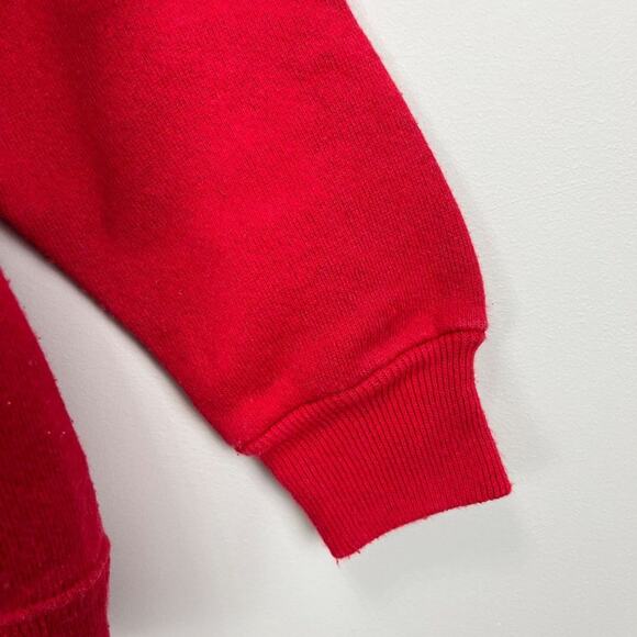 Vintage Hanes Red Teddy Bear Sweatshirt 4T USA - Picture 5 of 10